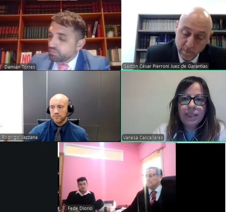 La audiencia por administración fraudulenta e incumplimiento de deberes de funcionario público se hizo esta mañana vía Zoom. Foto MPF.