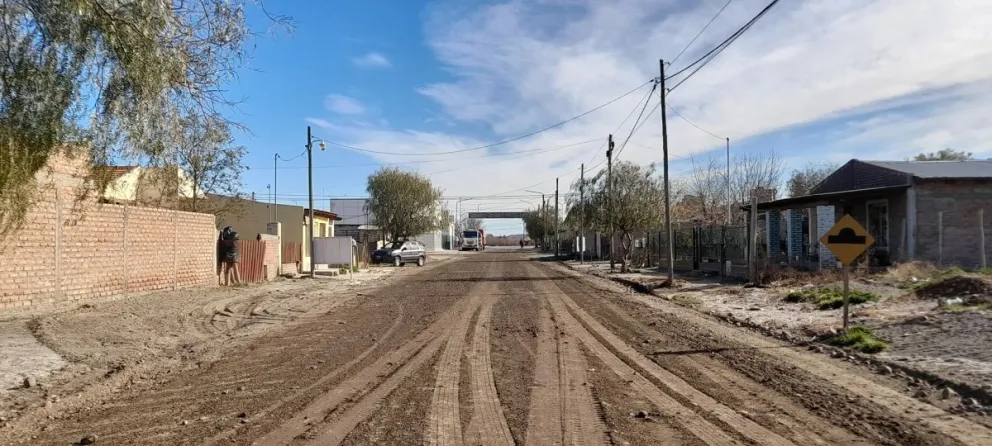 El tránsito de camiones en la calle O´Higgins genera roturas en las viviendas cercanas. (Foto archivo)
