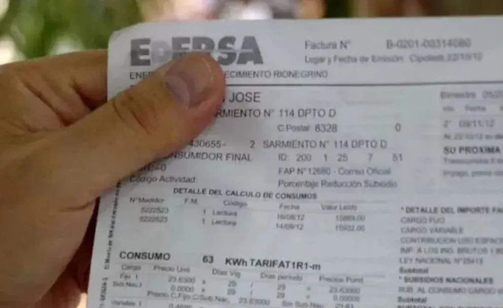 Tras la audiencia pública, el gobierno de Río Negro rechazó el pedido de incremento tarifario. (Foto archivo)