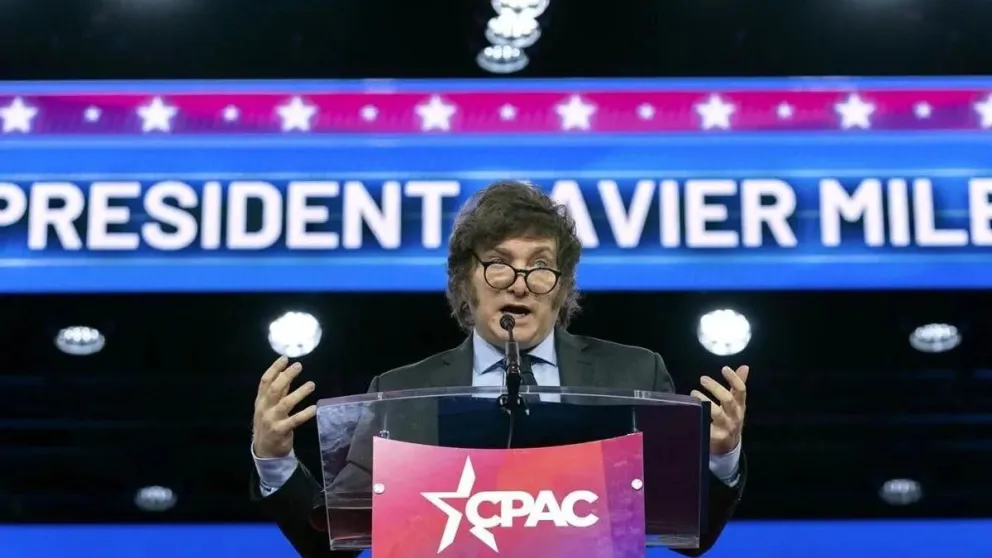 El presidente Javier Milei. 