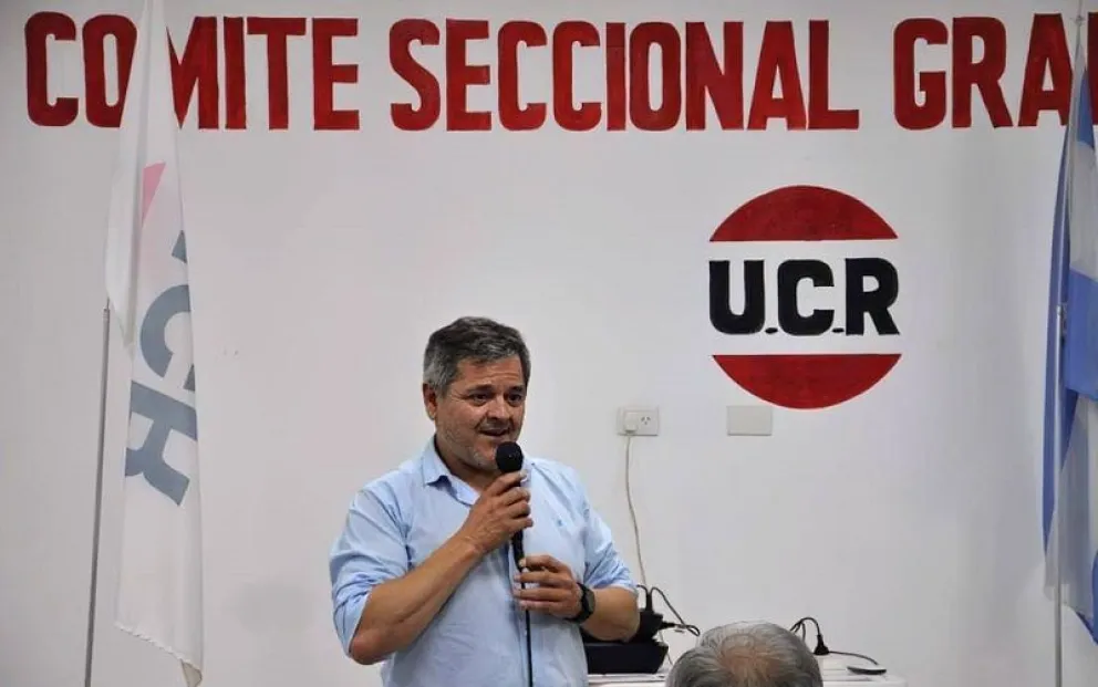 Ariel Bernatene, legislador y presidente del Comité General Roca de la UCR convocó al encuentro a realizarse este sábado. (Foto gentileza)
