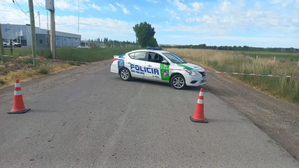 El ingreso al sector está restringido por todos los accesos (ANRoca).