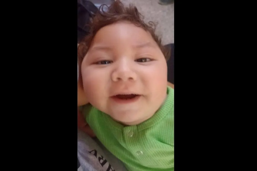 Thiago tiene 11 meses y requiere de una silla postural con urgencia. (Foto gentileza)