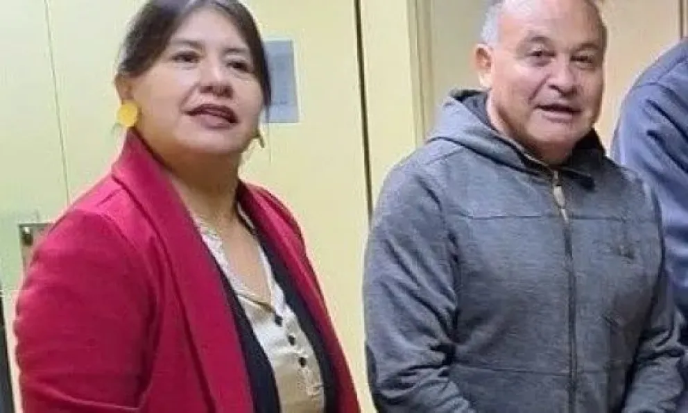 Los referentes de Primero Río Negro, Ariel Rivero y Yolanda Mansilla expresaron la importancia de esta nueva audiencia. Foto (Gentileza).