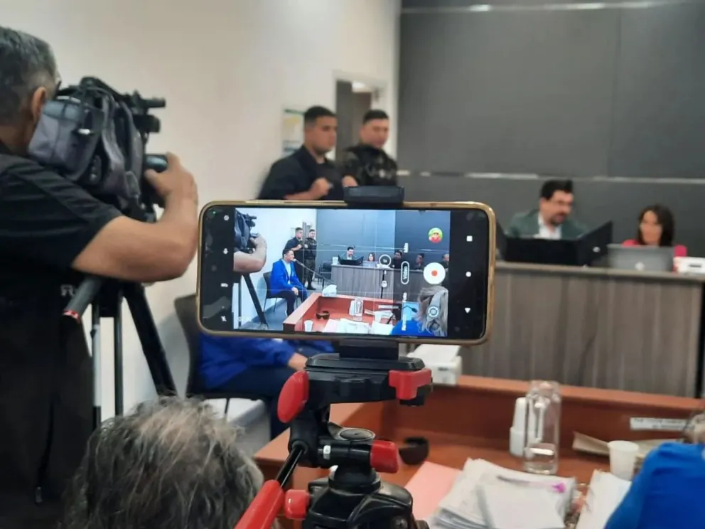 Antilaf está imputado por el secuestro, violación y muerte de Otoño Uriarte. Esta mañana decidió prestar declaración ante el Tribunal y acusó a la policía. Foto: Cipo360.