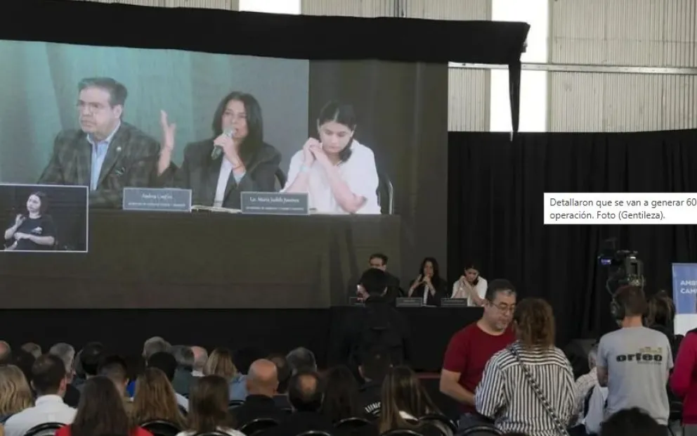 Detallaron que se van a generar 600 puestos en la etapa de construcción de las instalaciones y luego 850 puestos en etapa de operación. Foto (Gentileza).