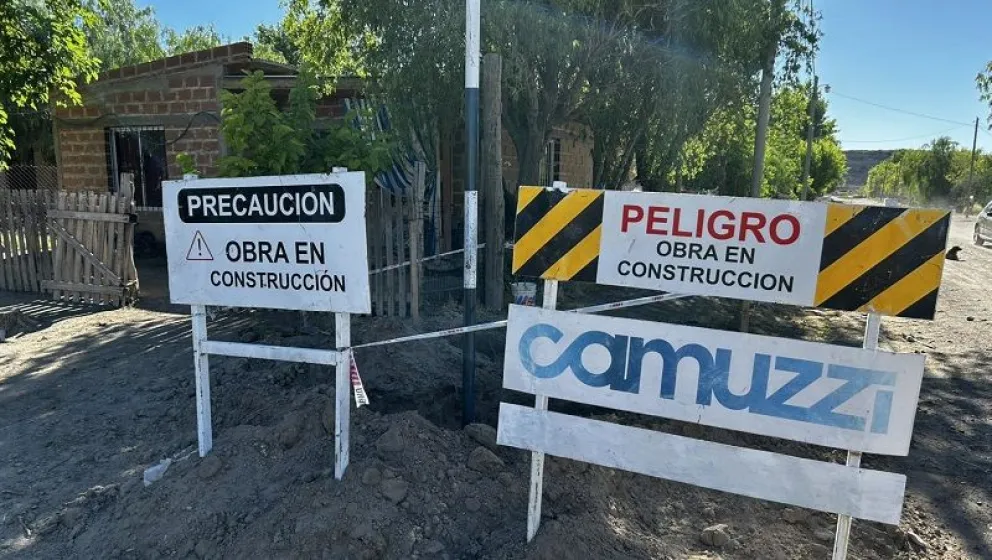 Unas 20 familias se verán beneficiadas con la ampliación de la red de gas natural en Chichinales. (Foto archivo)