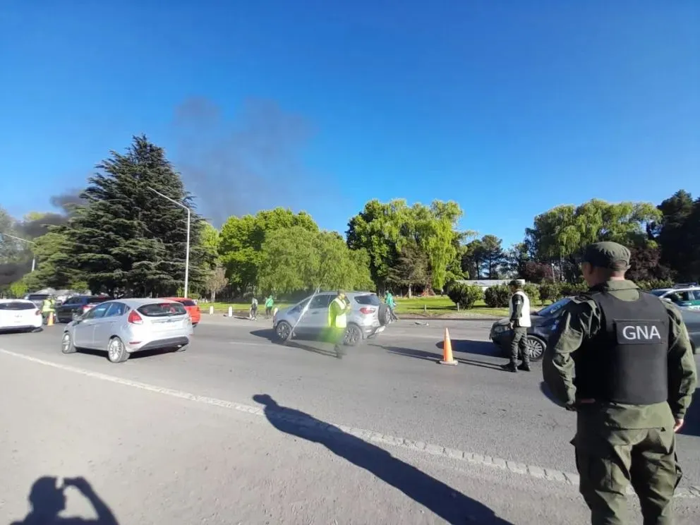 La volanteada comenzó a las 7:30 horas en la zona de "El Fortín" | Foto Edgardo Pino