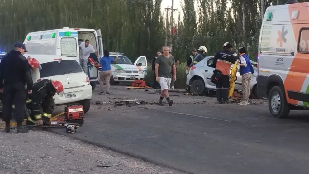 El siniestro vial ocurrió en la mañana de este viernes, con dos personas heridas | Foto (gentileza)