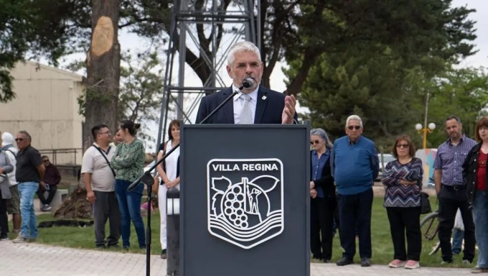 El intendente reginense hizo un balance de su primera año de gestión tras un inicio complicado. (Foto gentileza)