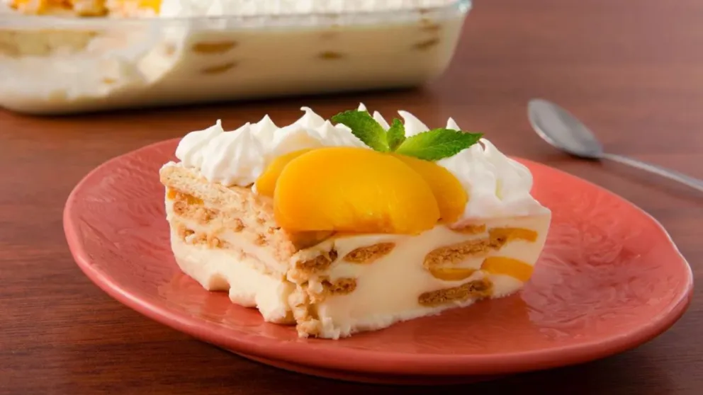 Un postre rico y fresco.