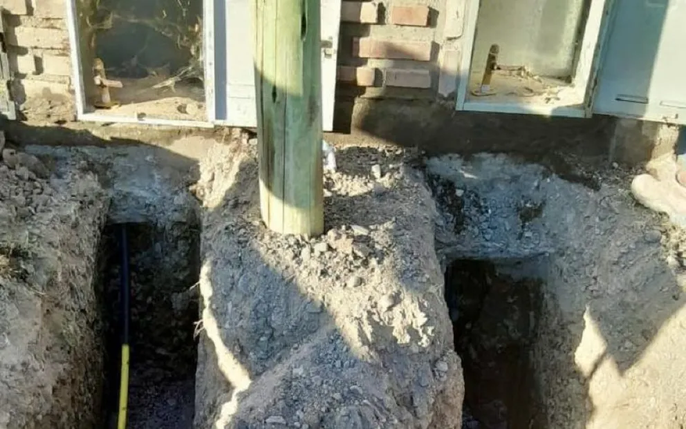 Vecinos de cuatro manzanas ya pueden realizar el pago de la red de gas en Chichinales. Foto: archivo