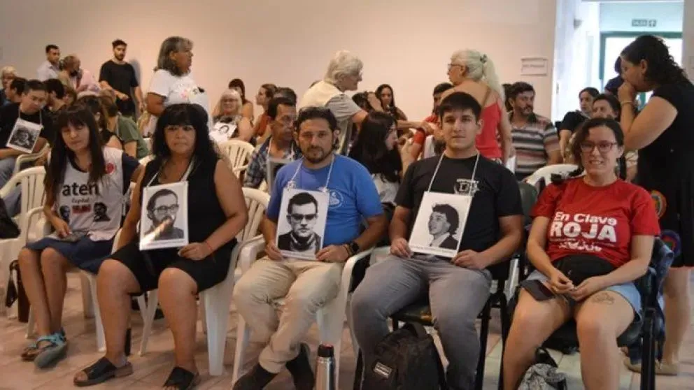 La audiencia fue seguida con mucha atención por militantes de derechos humanos de la región. Foto: gentileza C7 Neuquén.