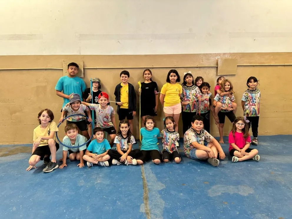 Algunos alumnos de Mar Abierto