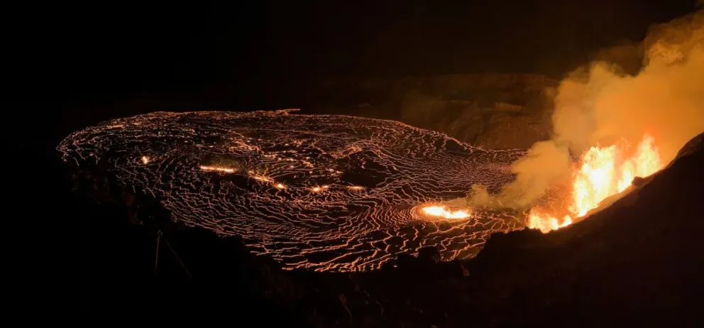 Erupción del volcán Kilauea.