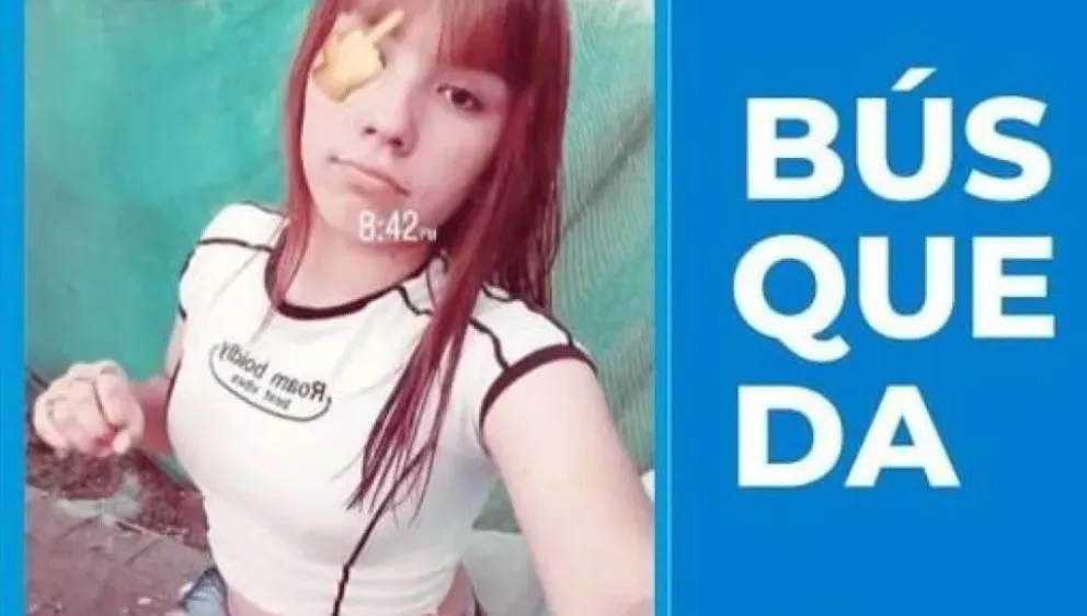 Se activó el protocolo de búsqueda de Naira Morena García. Foto (MPF).