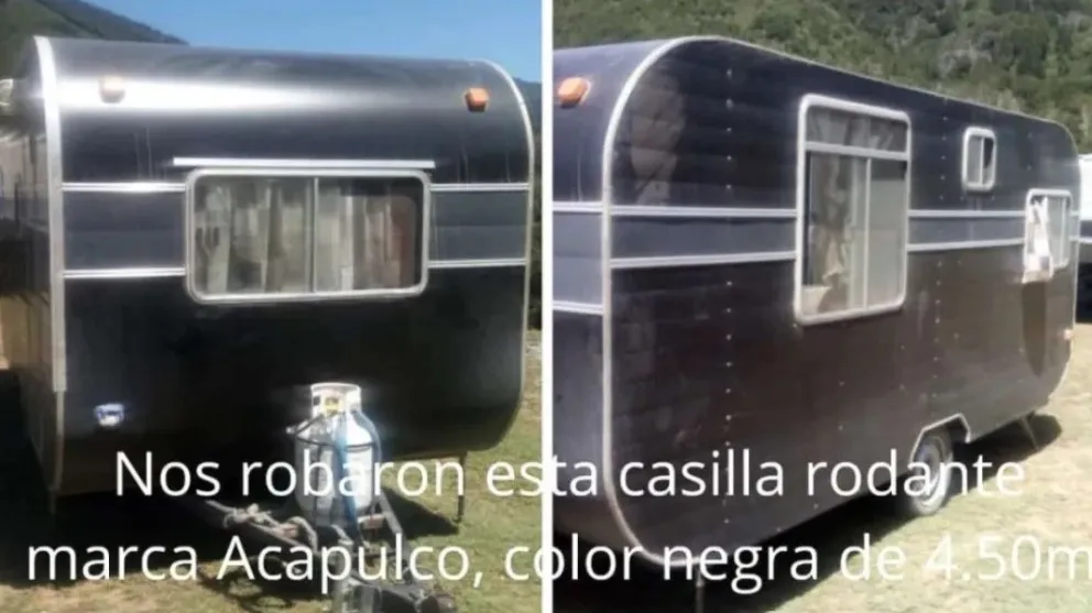 Una persona aún no identificada logró ingresar, la enganchó a su vehículo y la sustrajo. (Foto gentileza ANRoca)