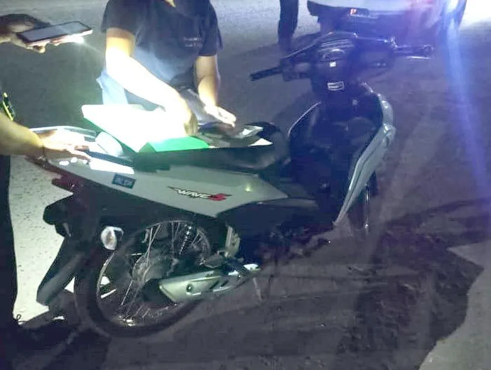 Los controles se hicieron en distintos puntos de la localidad. 