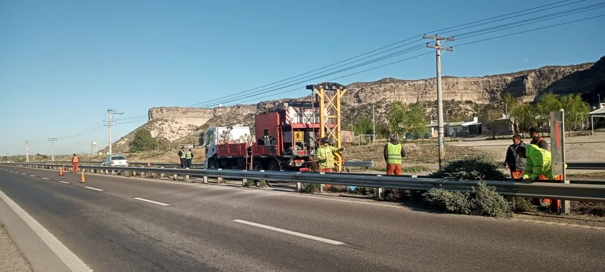 En el 2023 Vialidad hizo reposici&oacute;n de guardarrail (foto archivo).