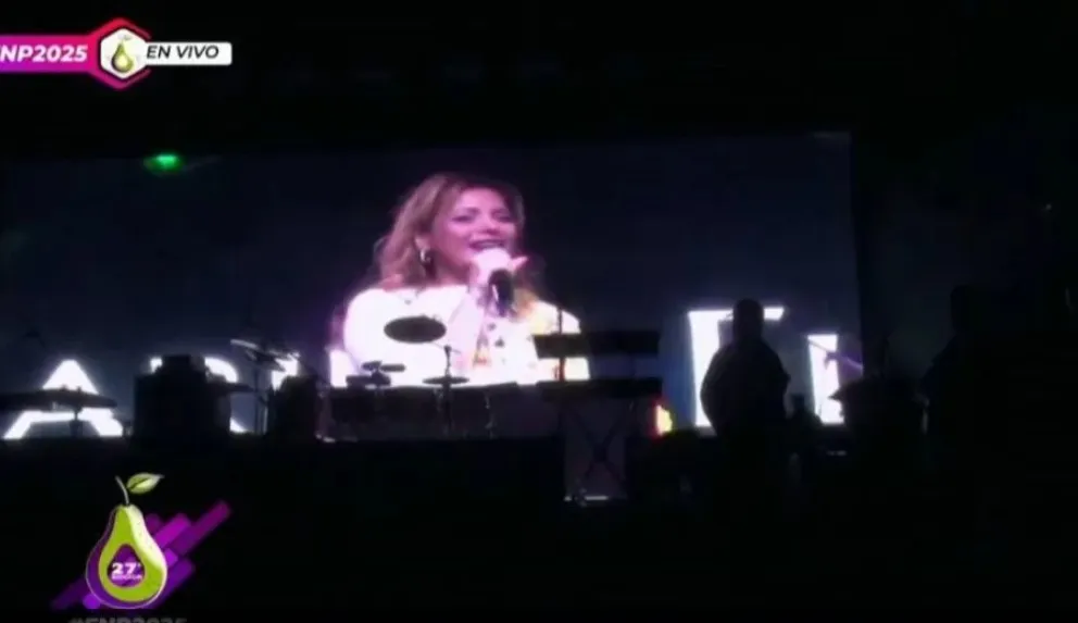 Se proyectó un video de Carina en la pantalla grande. (Fotos Cipo360)