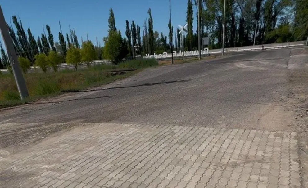 El acceso este a Godoy estará cortado al tránsito por tres días. (Foto gentileza)