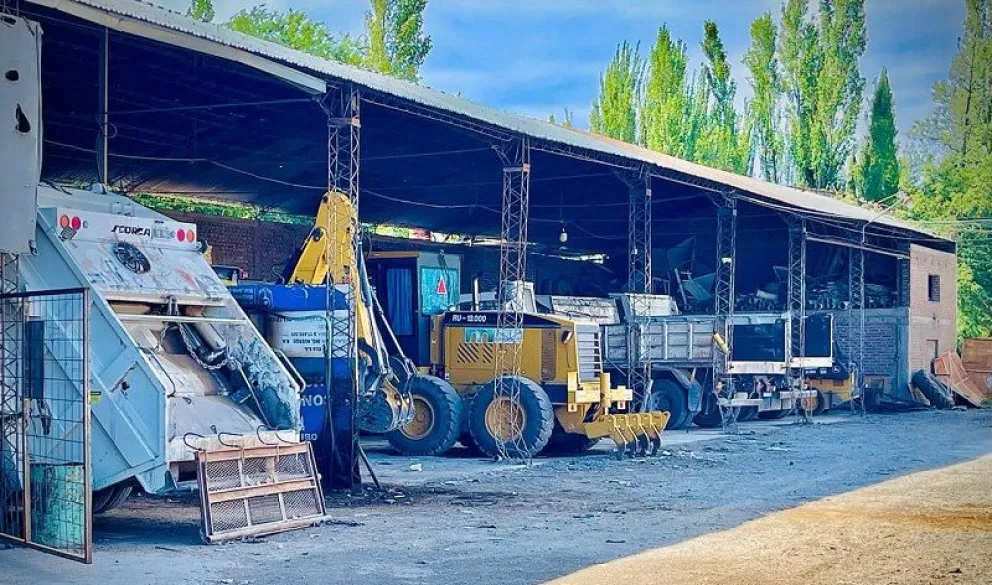 El municipio de Huergo es finalmente propietario de los terrenos del corralón municipal. (Foto gentileza)