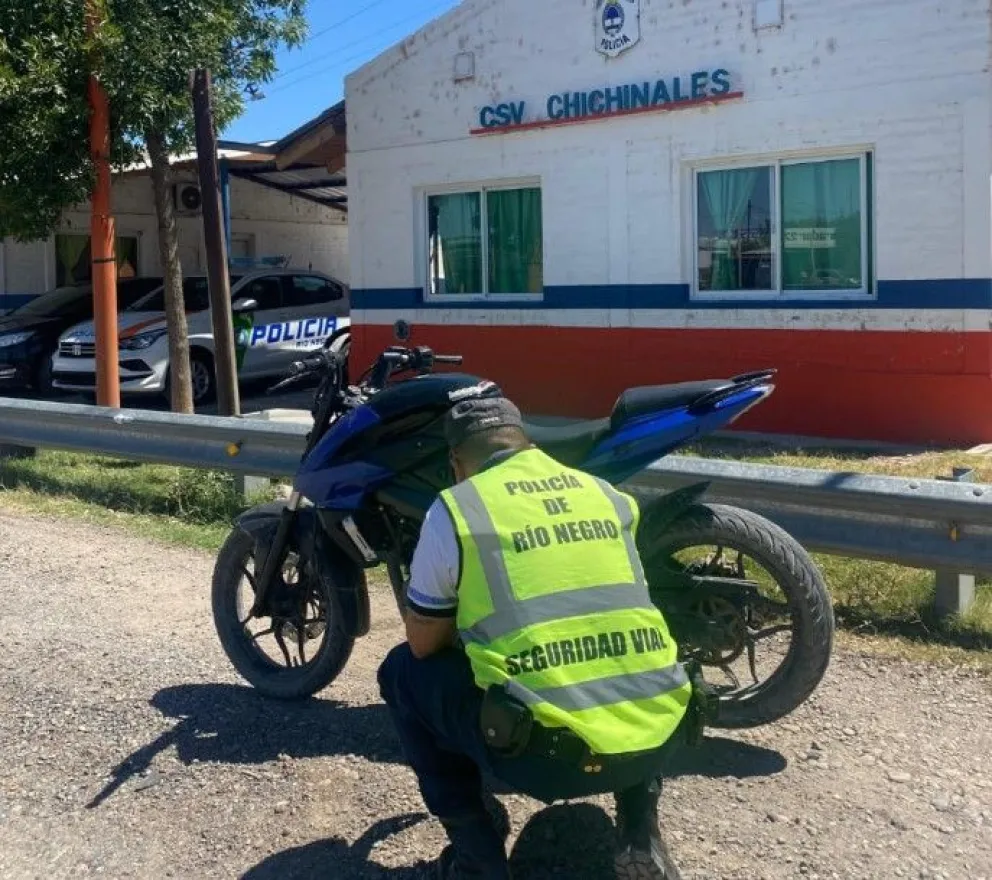 El control se realizó en cercanías al barrio Otto Krause, precisamente en el Km 1124.