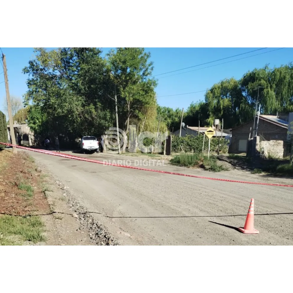 El choque se produjo a la altura de barrio Nuevo.