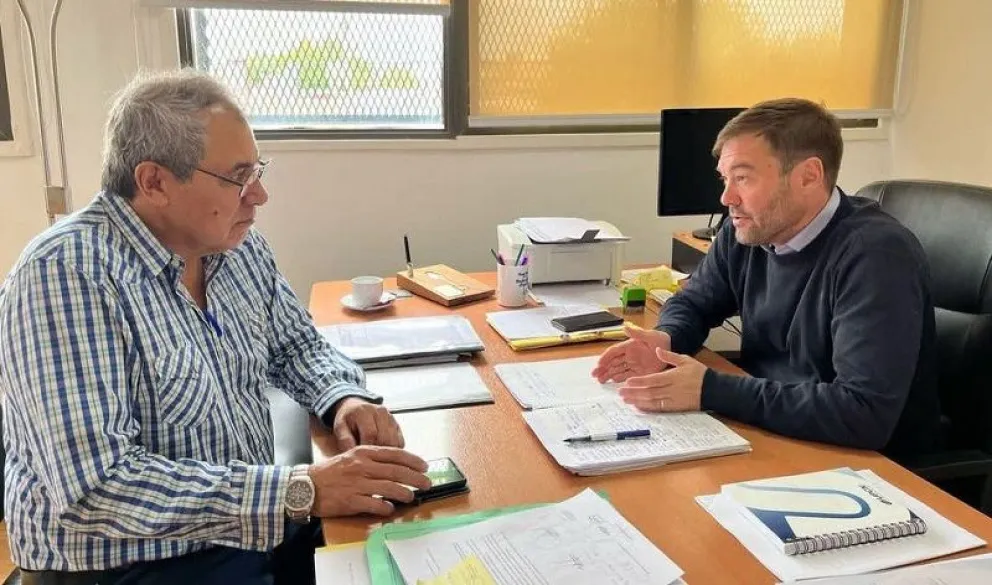 Petricio confirmó que con Suelo Urbano se dotará con servicios un nuevo loteo social. (Foto archivo)