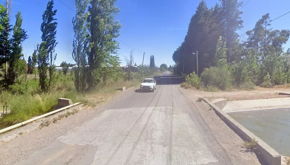 El cuerpo fue hallado en una chacra cercana al barrio Villa Alberdi. (Foto Google Maps)