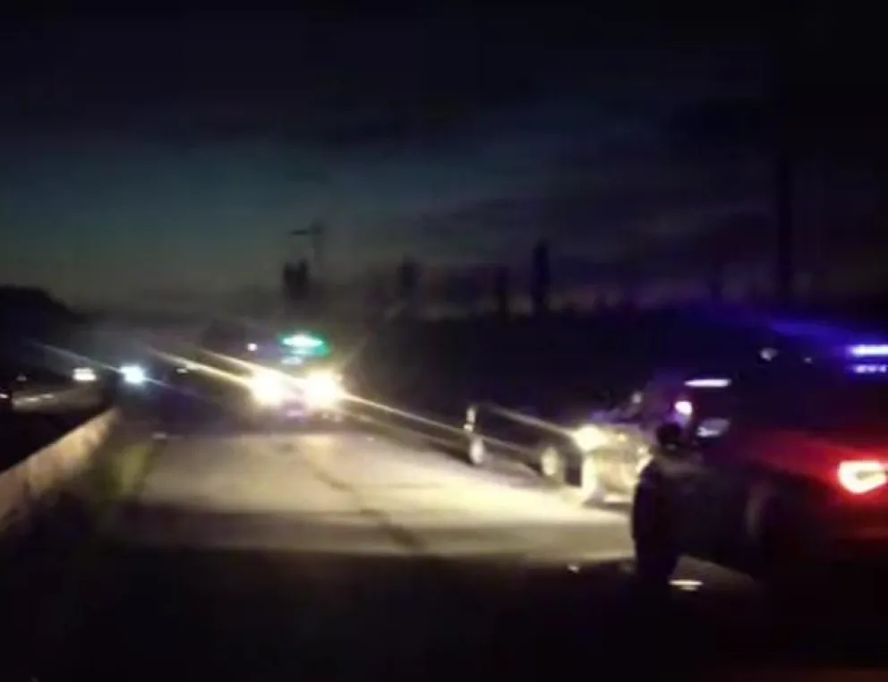 El trágico choque ocurrió en la colectora sur de la Ruta 22 (foto gentileza).