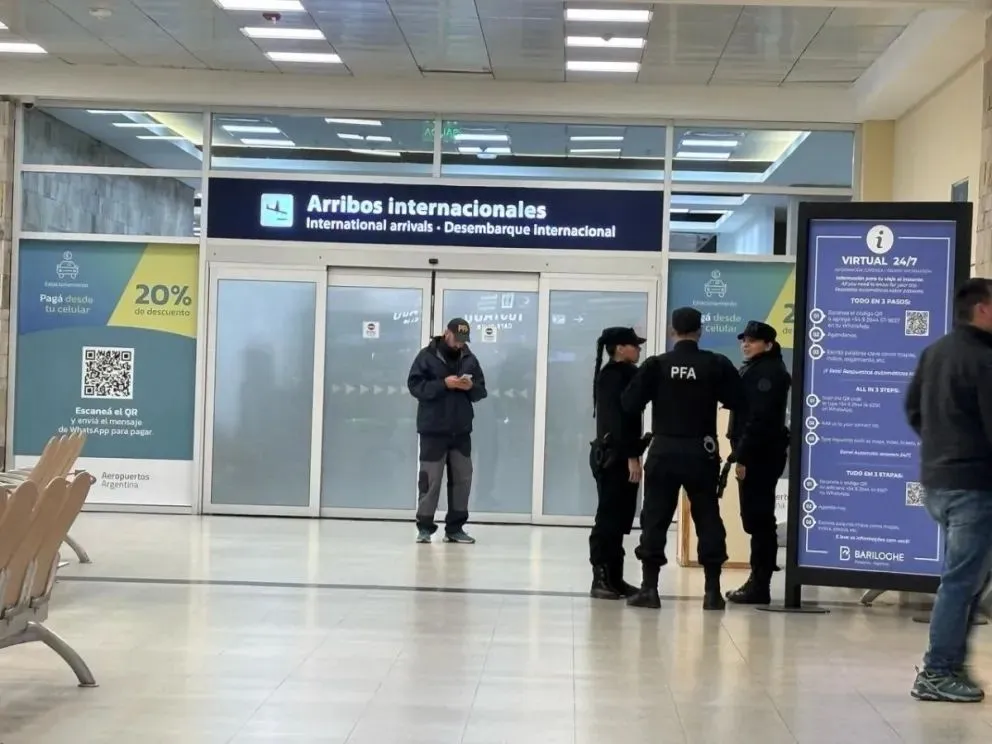 Importante operativo en el Aeropuerto de Bariloche por la investigación de una red de trata de personas