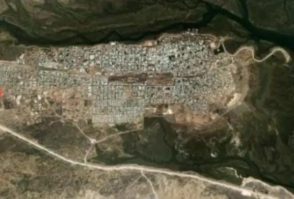 Esa es la zona exacta donde apareció el cuerpo de la mujer. 