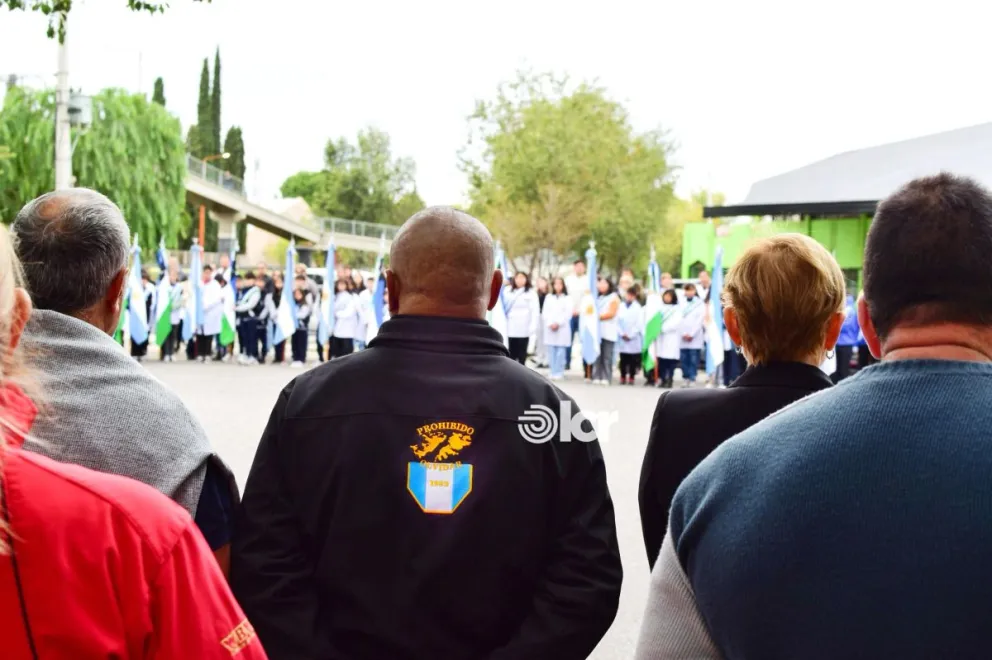 "Los verdaderos héroes son los que quedaron allá, que dieron la vida por la patria" (Foto: Celeste Cerezuela - LCR)
