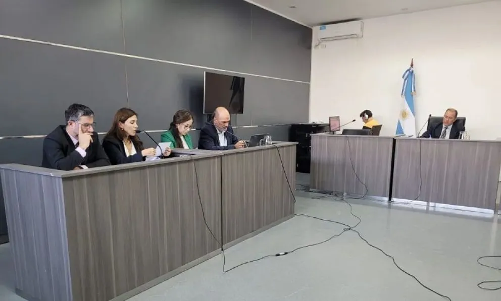 En la audiencia se dispuso su prisión preventiva por el término de un año. 