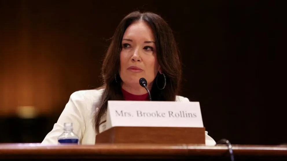 Brooke Rollins, secretaria de Agricultura de Estados Unidos.
