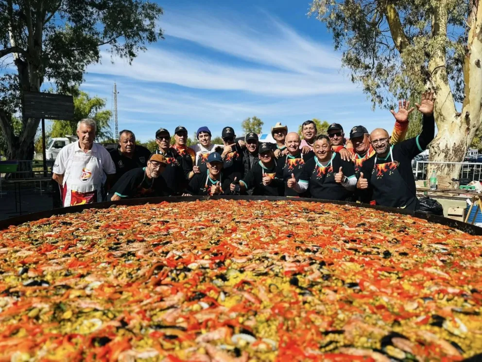 Este viernes se hará una reunión informativa con instituciones para diagramar la 16° edición de la Fiesta Provincial de la Paella. Foto: archivo.