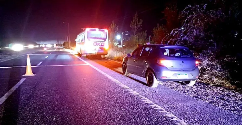 Los vehículos involucrados circulaban en sentido oeste-este. 