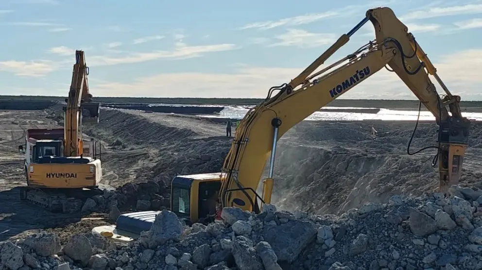 Los trabajos están a cargo de la empresa Ecosur Bahía S. A.
