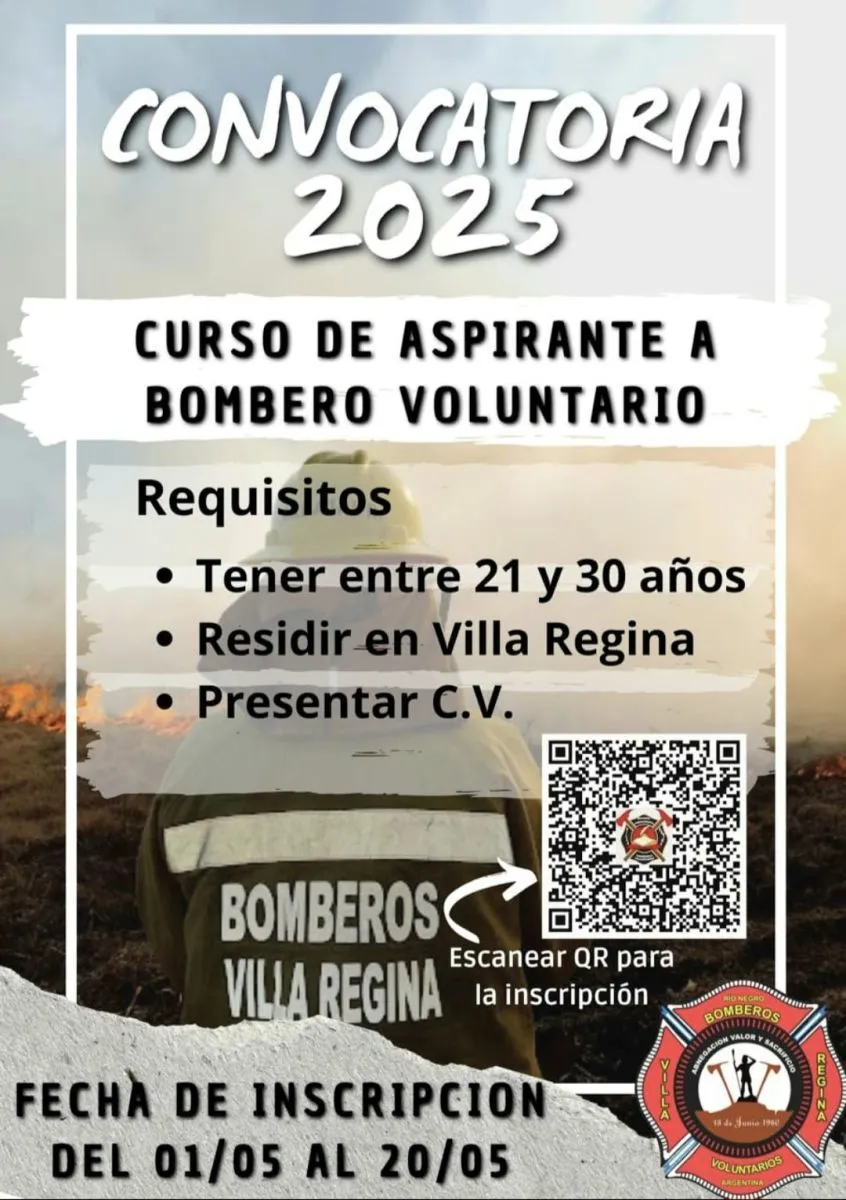 Escaneando el código QR presente en este flyer se podrá acceder al formulario de inscripción.
