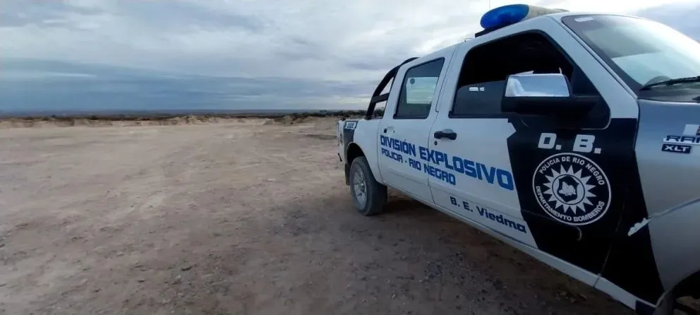 Decenas de policías, bomberos y hasta el Ministro de Seguridad de Río Negro participaron del operativo.