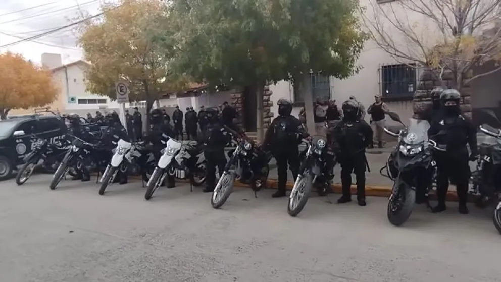 Desde las 17 se inició el Operativo Impacto en las calles y barrios de Regina. (Foto gentileza)