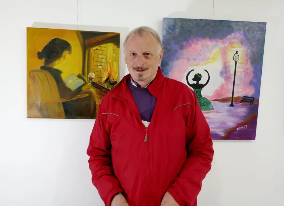 Ricardo en una muestra realizada en el 2022. (Foto: gentileza)