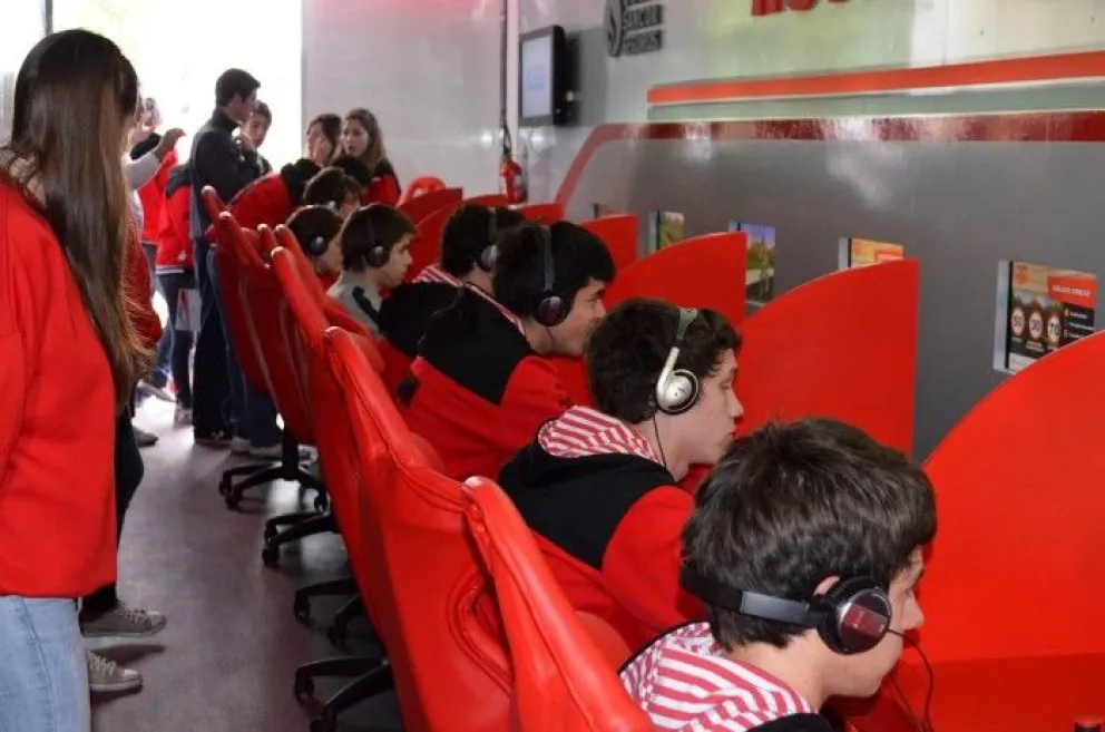 La presencia del móvil en la ciudad fue declarada de interés municipal en el Concejo Deliberante (foto archivo).