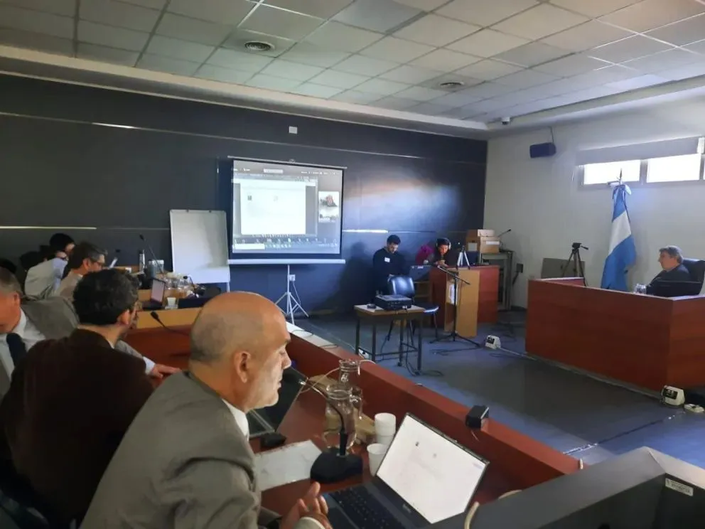 El titular de la OITEL, David Baffoni, declaró a través de la plataforma Zoom y efectuó un largo relato sobre los peritajes de los celulares. Foto: Cipo360.