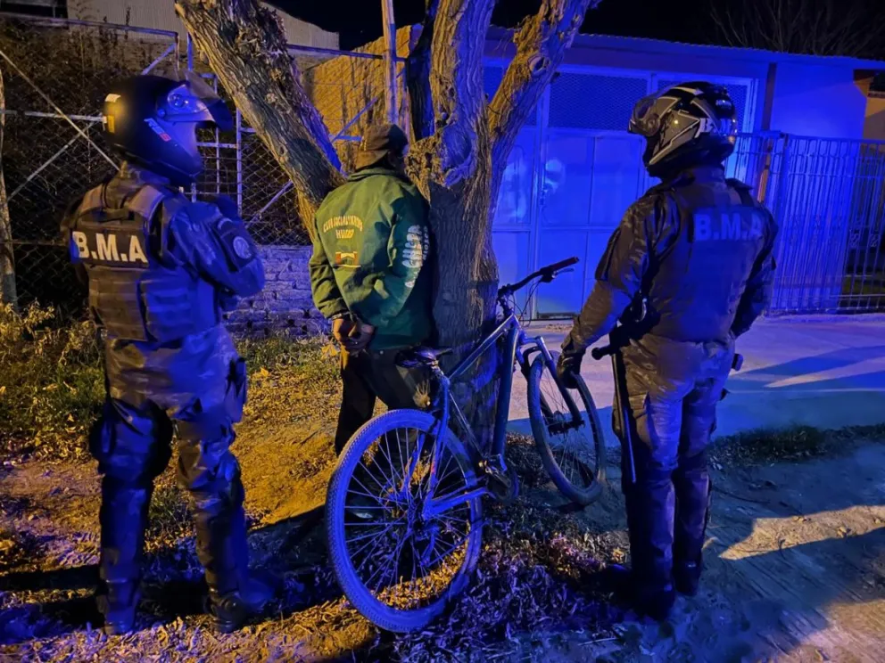 La bici fue robada en calle Primeros Pobladores y la detención se produjo en la arteria Tucumán. 