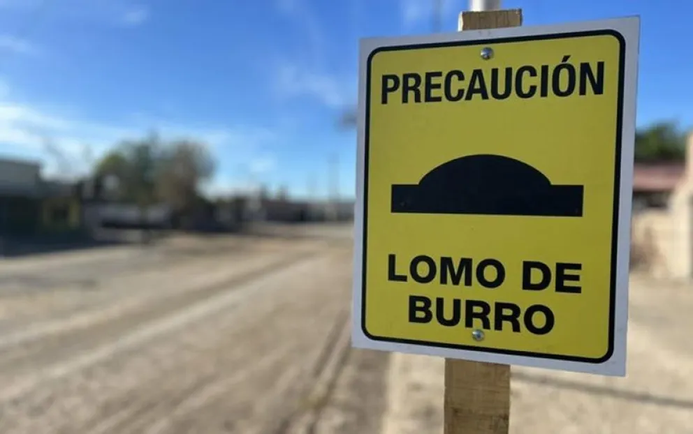 A partir de la promulgación de la ordenanza, en los próximos días se iniciará la construcción de un nuevo reductor de velocidad. Foto: archivo