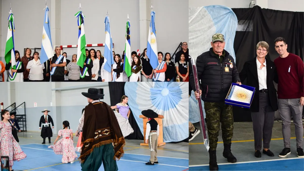 El acto se desarroll&oacute; entre las 10 y las 12 con una propuesta variada que combin&oacute; momentos protocolares y expresiones culturales. (Fotos: Celeste Cerezuela - LCR)