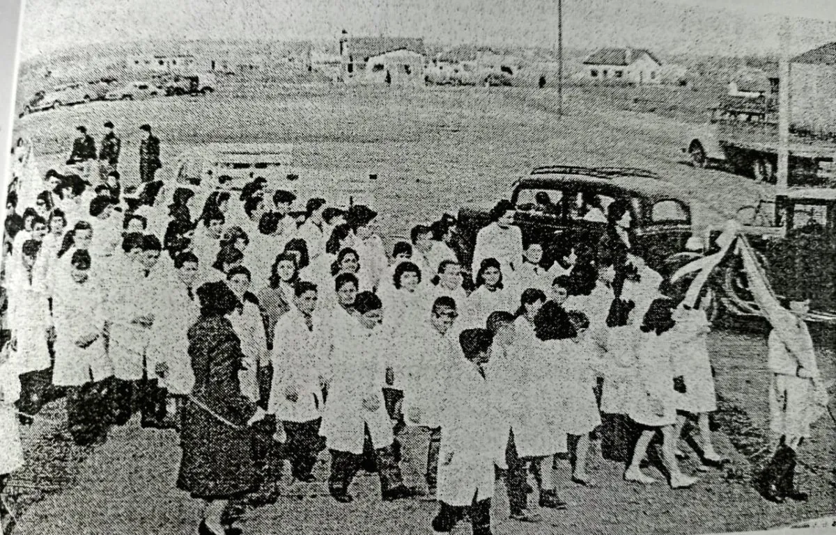 Una postal de los comienzos. (Foto extra&iacute;da de 'Me lo cont&oacute; mi abuelo', obra de Silvia Zanini)
