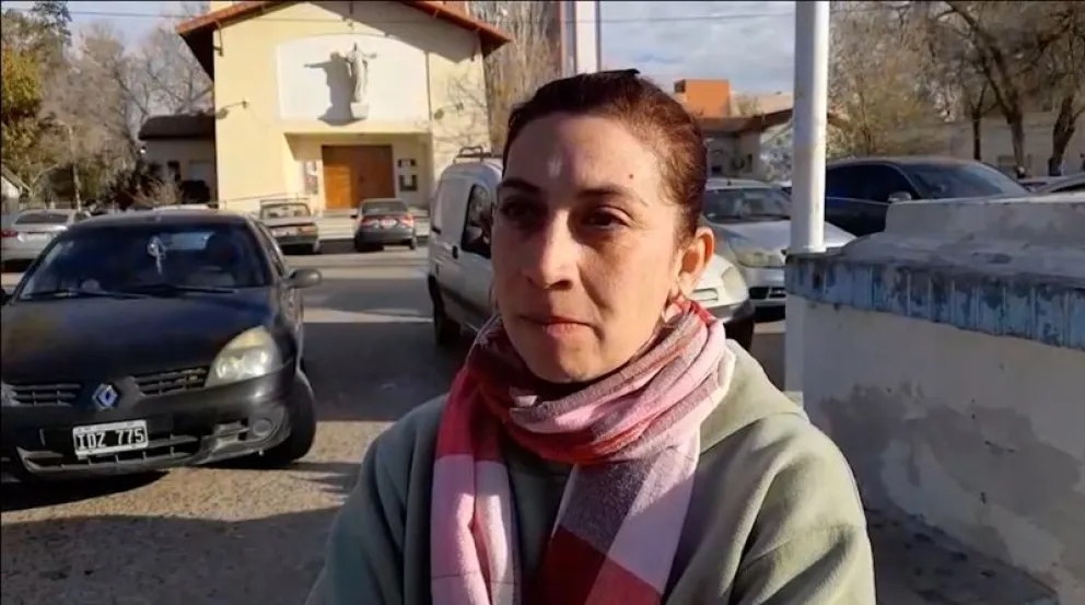 La mamá de Thiago habló sobre la evolución del nene que fue embestido por un caballo en Mainqué. (Foto gentileza Canal 10)